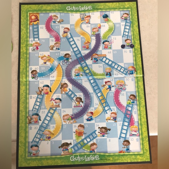 Vintage 2004 Chutes and Ladders Hasbro Milton Bradley Children’s Board Game - Picture 2 of 6